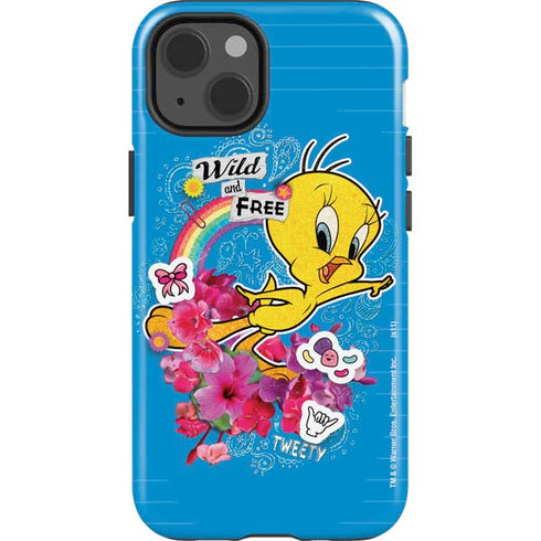 Looney Tunes Tweety Bird Wild and Free iPhone 14 Impact Case