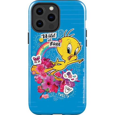 Looney Tunes Tweety Bird Wild and Free iPhone 15 Pro Max Impact Case