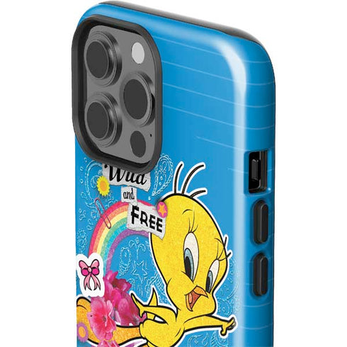 Looney Tunes Tweety Bird Wild and Free iPhone 15 Pro Max Impact Case