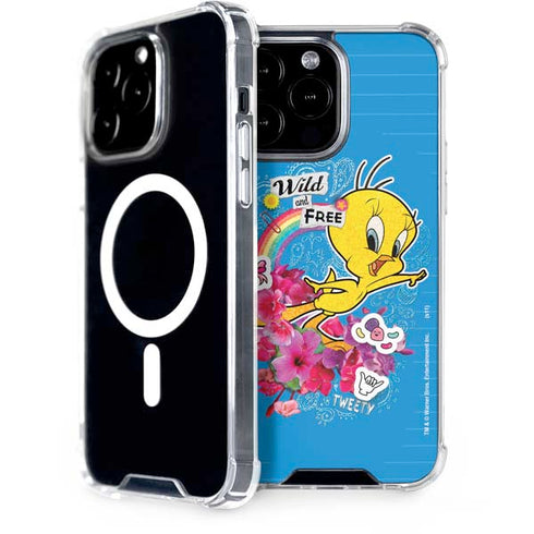 Looney Tunes Tweety Bird Wild and Free iPhone 15 Pro Max MagSafe Case