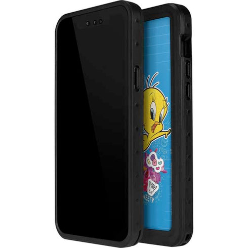 Looney Tunes Tweety Bird Wild and Free iPhone 14 Pro Max Waterproof Case