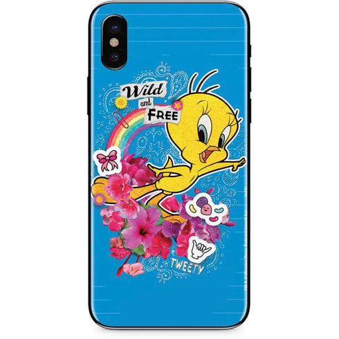 Looney Tunes Tweety Bird Wild and Free iPhone 8 Skin