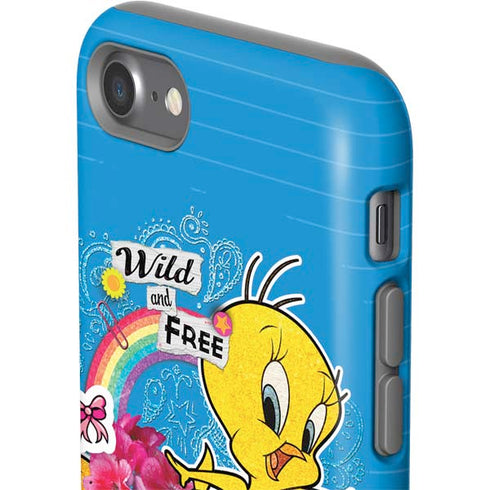 Looney Tunes Tweety Bird Wild and Free iPhone SE (2nd & 3rd Gen) Pro Case