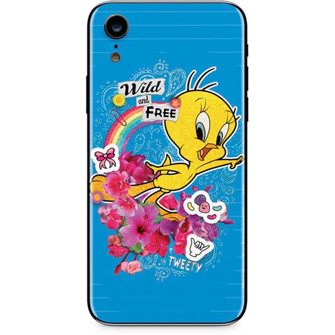 Looney Tunes Tweety Bird Wild and Free iPhone XR Skin