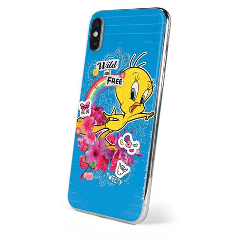 Looney Tunes Tweety Bird Wild and Free iPhone XS Skin
