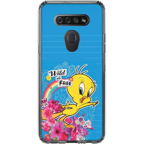 Looney Tunes Tweety Bird Wild and Free LG K51/Q51 Clear Case