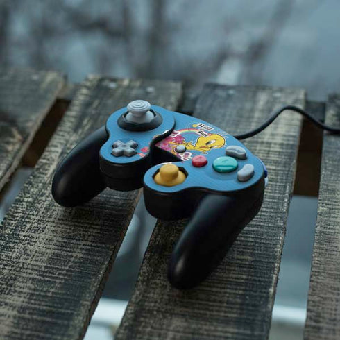 Looney Tunes Tweety Bird Wild and Free Nintendo GameCube Controller Skin