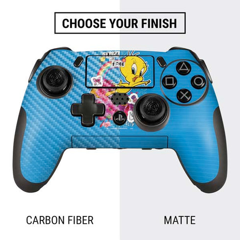 Looney Tunes Tweety Bird Wild and Free PlayStation Scuf Vantage 2 Controller Skin