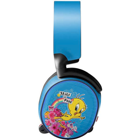Looney Tunes Tweety Bird Wild and Free SteelSeries Arctis 3 Skin