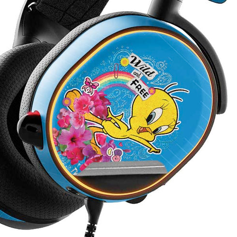 Looney Tunes Tweety Bird Wild and Free SteelSeries Arctis 3 Skin