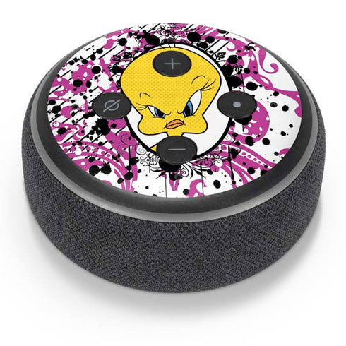 Looney Tunes Tweety Bird with Attitude Amazon Echo Dot Skin