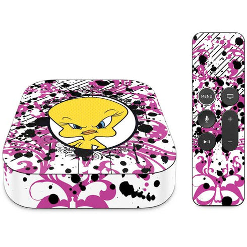 Looney Tunes Tweety Bird with Attitude Apple TV Skin