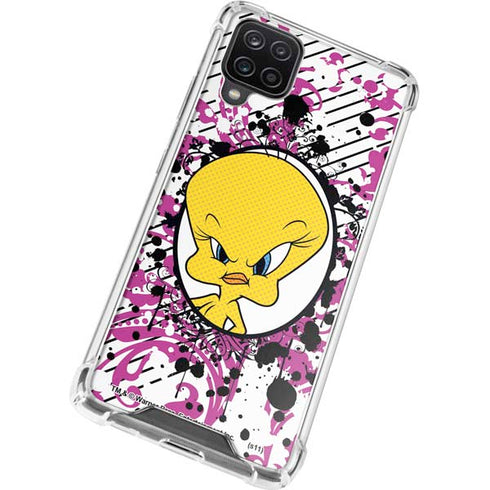 Looney Tunes Tweety Bird with Attitude Galaxy A12 Clear Case