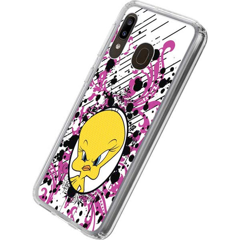 Looney Tunes Tweety Bird with Attitude Galaxy A20 Clear Case