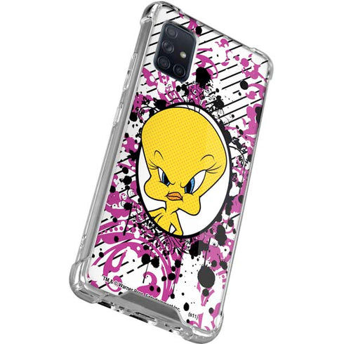 Looney Tunes Tweety Bird with Attitude Galaxy A51 5G Clear Case