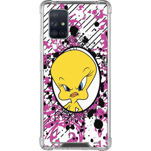 Looney Tunes Tweety Bird with Attitude Galaxy A71 5G Clear Case
