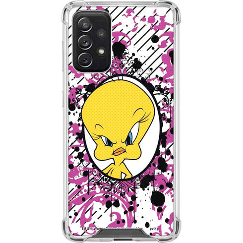 Looney Tunes Tweety Bird with Attitude Galaxy A72 5G Clear Case