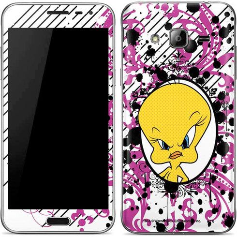 Looney Tunes Tweety Bird with Attitude Galaxy J3 Skin