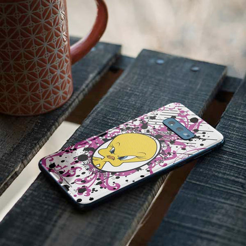 Looney Tunes Tweety Bird with Attitude Galaxy S10e Skin