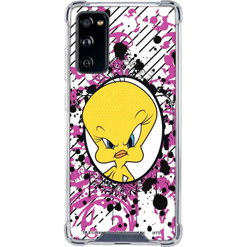 Looney Tunes Tweety Bird with Attitude Galaxy S20 FE Clear Case