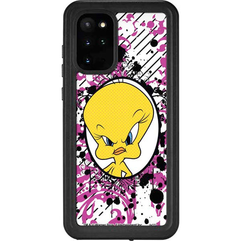 Looney Tunes Tweety Bird with Attitude Galaxy S20 Plus Waterproof Case