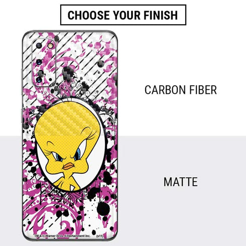 Looney Tunes Tweety Bird with Attitude Galaxy S20 Skin