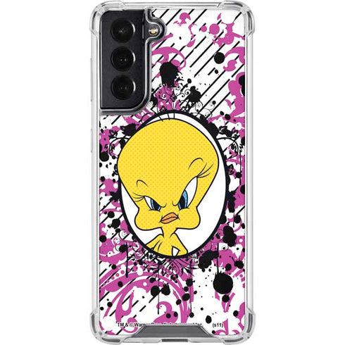 Looney Tunes Tweety Bird with Attitude Galaxy S22 Clear Case