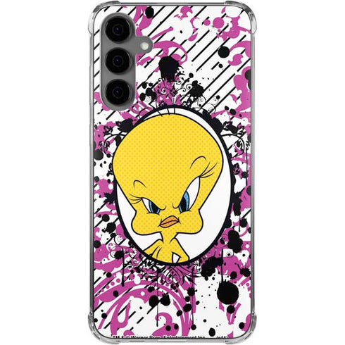 Looney Tunes Tweety Bird with Attitude Galaxy S24 Plus Clear Case