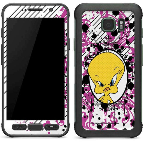 Looney Tunes Tweety Bird with Attitude Galaxy S7 Active Skin