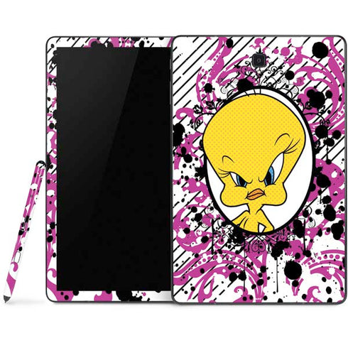 Looney Tunes Tweety Bird with Attitude Samsung Galaxy Tab Skin