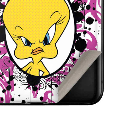 Looney Tunes Tweety Bird with Attitude Galaxy Z Flip Skin