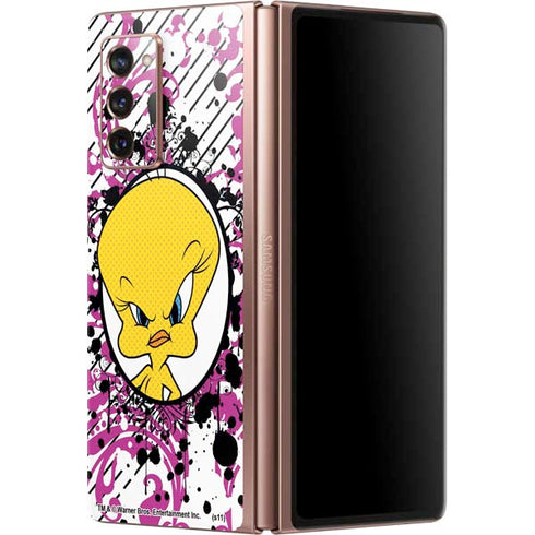 Looney Tunes Tweety Bird with Attitude Galaxy Z Fold2 5G Skin