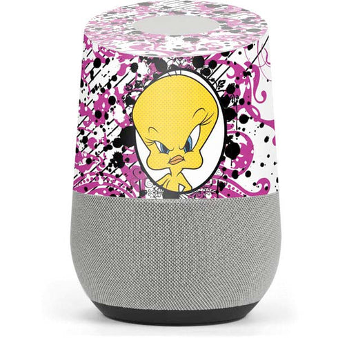Looney Tunes Tweety Bird with Attitude Google Home Skin
