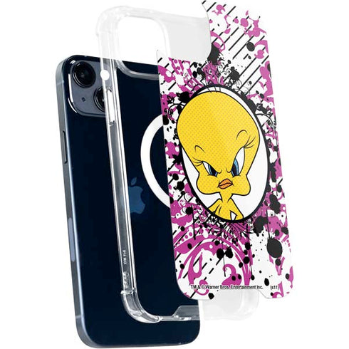 Looney Tunes Tweety Bird with Attitude iPhone 15 Plus MagSafe Case