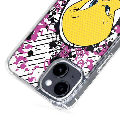 Looney Tunes Tweety Bird with Attitude iPhone 15 Plus MagSafe Case