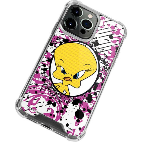 Looney Tunes Tweety Bird with Attitude iPhone 14 Pro Clear Case