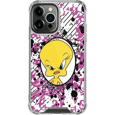 Looney Tunes Tweety Bird with Attitude iPhone 14 Pro Max Clear Case