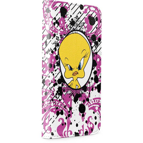 Looney Tunes Tweety Bird with Attitude iPhone 15 Pro Max Folio Case