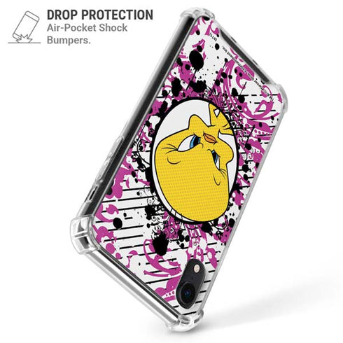 Looney Tunes Tweety Bird with Attitude iPhone XR Clear Case