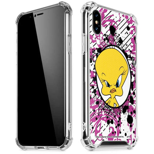 Looney Tunes Tweety Bird with Attitude iPhone XS Max Clear Case