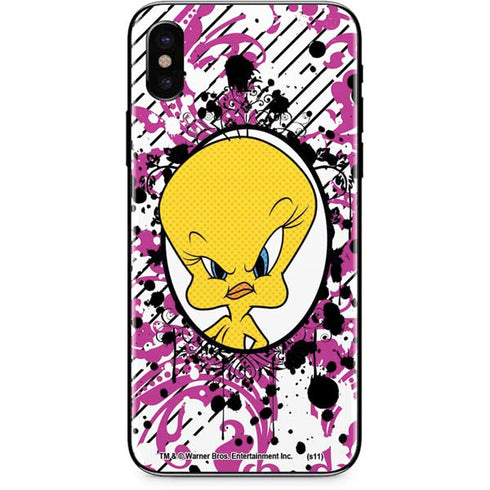Looney Tunes Tweety Bird with Attitude iPhone XS Skin