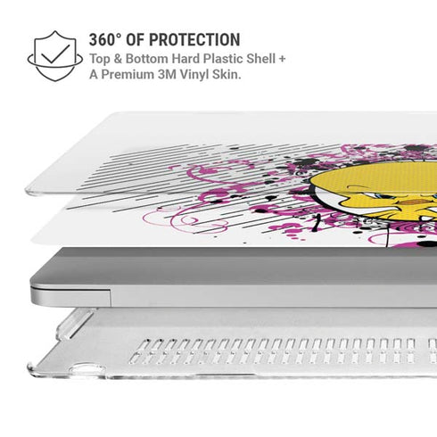 Looney Tunes Tweety Bird with Attitude MacBook Air 15in (2023-2025) Case plus Skin