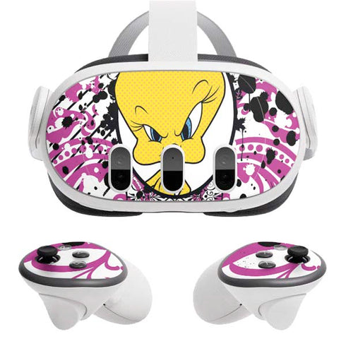 Looney Tunes Tweety Bird with Attitude Meta Quest 3 Skin