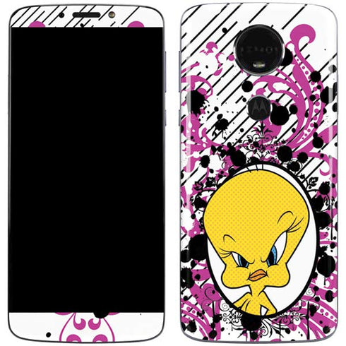 Looney Tunes Tweety Bird with Attitude Moto E5 Plus Skin