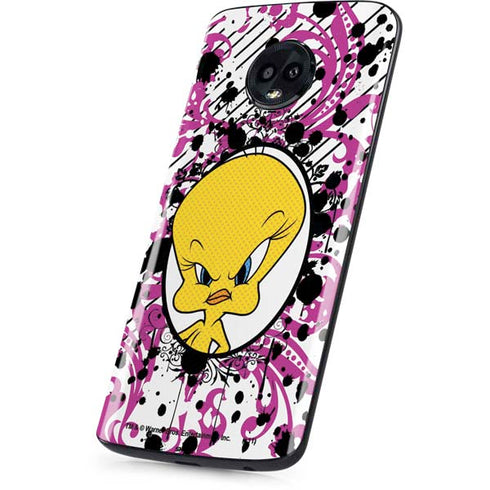 Looney Tunes Tweety Bird with Attitude Moto G6 Skin