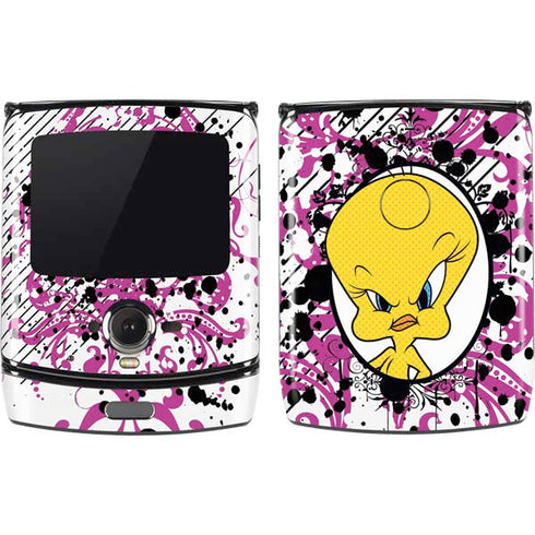 Looney Tunes Tweety Bird with Attitude Motorola RAZR Skin