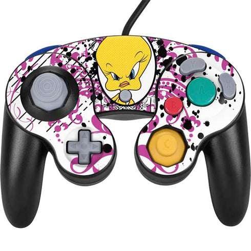 Looney Tunes Tweety Bird with Attitude Nintendo GameCube Controller Skin