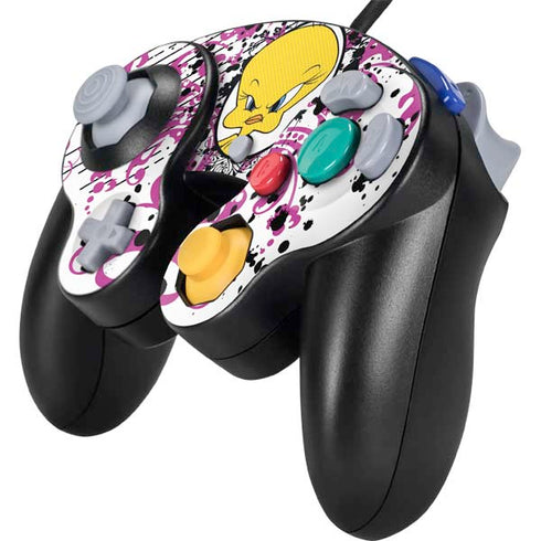 Looney Tunes Tweety Bird with Attitude Nintendo GameCube Controller Skin