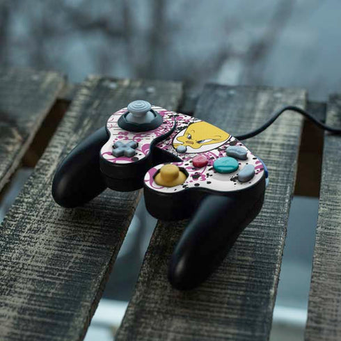 Looney Tunes Tweety Bird with Attitude Nintendo GameCube Controller Skin