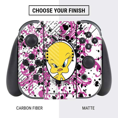 Looney Tunes Tweety Bird with Attitude Nintendo Switch Bundle Skin